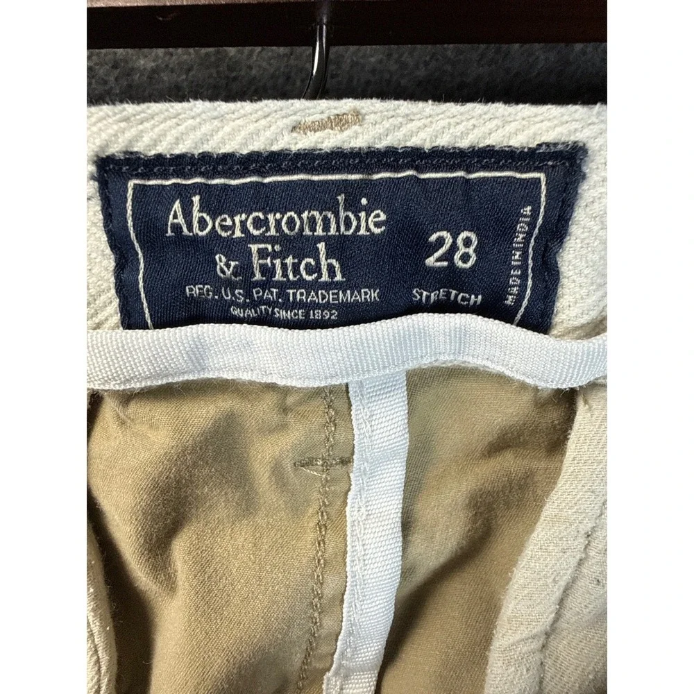 Abercrombie & Fitch Tropical Floral Chino Shorts Mens Size 28 Stretch 6 Inseam